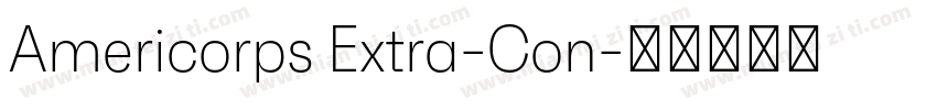 Americorps Extra-Con字体转换